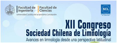 Tercera convocatoria XII Congreso de la Sociedad Chilena de Limnología Afiche Chico
