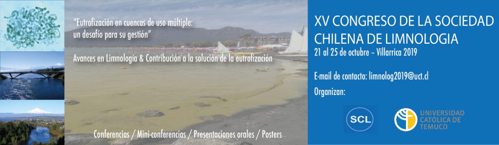 Convocatoria y Ficha de Preinscripción para el XV Congreso de la Sociedad Chilena de Limnología Banner Limno Mesa De Trabajo 1 1024x299
