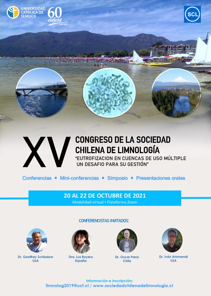XV Congreso de la Sociedad Chilena de Limnología: Convocatoria. CONVOCATORIA SOCHILIM 2021 Af 730x1024